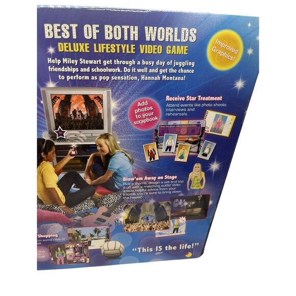 Disney Hannah Montana Plug & Play TV Game Includes Video Controller NEW - Picture 8 of 8